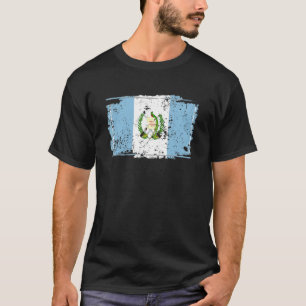 De vlag van Guatemala Burgerschap Chapin Gu T-shirt