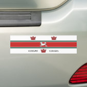 De vlag van Guelph (Ontario, Canada) Bumpersticker (Op auto)