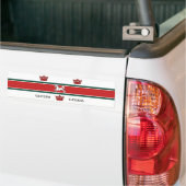 De vlag van Guelph (Ontario, Canada) Bumpersticker (Op Truck)