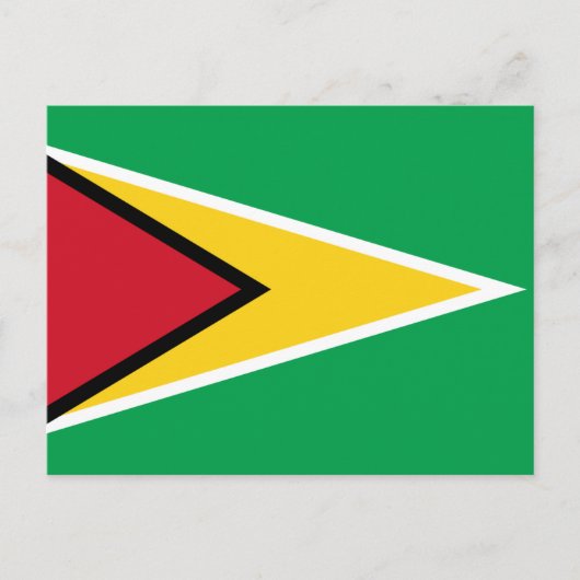 De vlag van Guyana, Guyana Briefkaart (Voorkant)