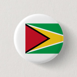 De vlag van Guyana, Guyana Ronde Button 3,2 Cm