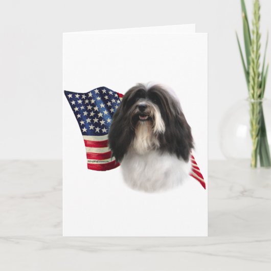 De Vlag van Havanese Kaart (Voorkant)