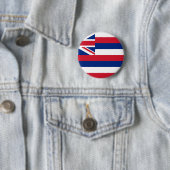 De Vlag van Hawaï Ronde Button 5,7 Cm (In situ)
