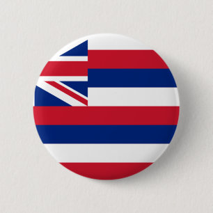 De Vlag van Hawaï Ronde Button 5,7 Cm