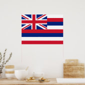 De vlag van Hawaii Poster (Keuken)