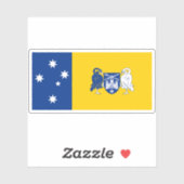De vlag van het Australisch Hoofdstedelijk Territo Sticker (Vel)