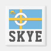 De vlag van het eiland Skye, SCHOTLAND Magneet (Voorkant)