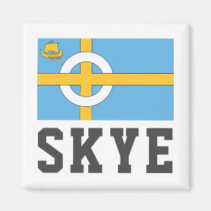 De vlag van het eiland Skye, SCHOTLAND Magneet