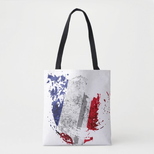 de vlag van het Frans Tote Bag (Voorkant)
