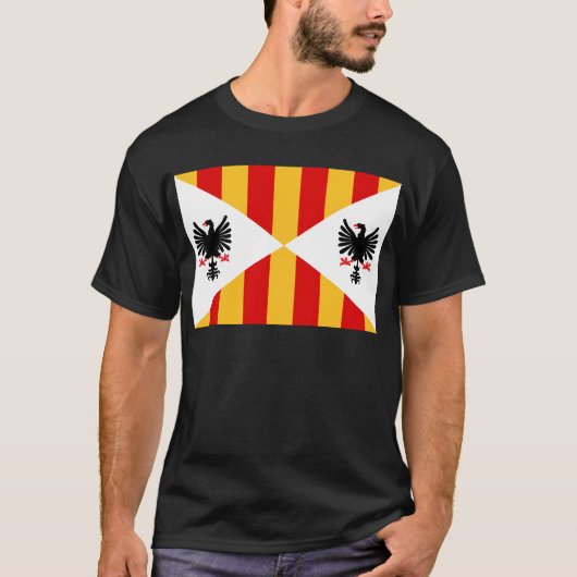 de vlag van het Koninkrijk Sicilië T-shirt (Voorkant)