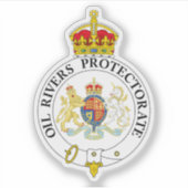 De vlag van het Oil Rivers Protectorate Sticker (Voorkant)