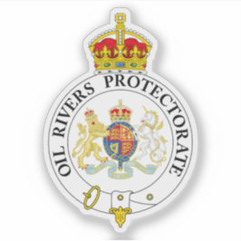 De vlag van het Oil Rivers Protectorate Sticker
