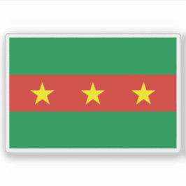 De vlag van het Ooivolk, Ghana Sticker