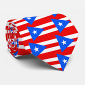 De Vlag van het Puerto Ricaan Stropdas (Opgerold)