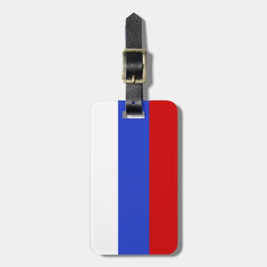 De vlag van het Russisch Bagagelabel (Voorkant verticaal)