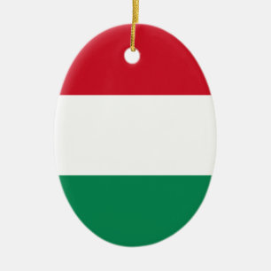 De Vlag van Hongarije Keramisch Ornament