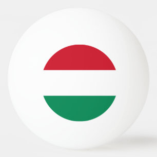 De Vlag van Hongarije Pingpongbal