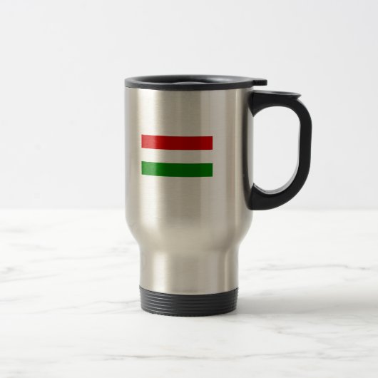 De vlag van Hongarije Reisbeker (Rechts)
