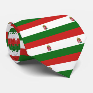 De vlag van Hongarije Stropdas