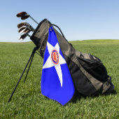 De vlag van Houston, Texas Golf Towel Golfhanddoek (Groen)