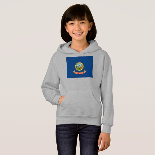 De vlag van Idaho: de Gem State, America Mountain  (Voorkant volledig)