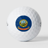 De vlag van Idaho: de Gem State, America Mountain  Golfballen (Voorkant)