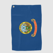 De vlag van Idaho: de Gem State, America Mountain  Golfhanddoek (Voorkant)