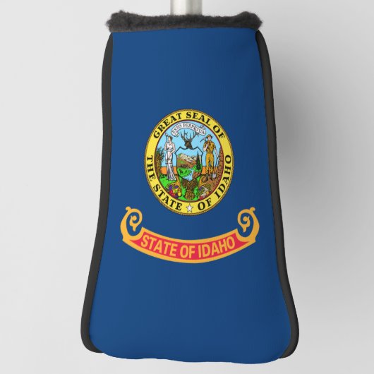 De vlag van Idaho: de Gem State, America Mountain  Golfheadcover (Draai 90)