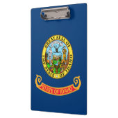 De vlag van Idaho: de Gem State, America Mountain Klembord (Links)