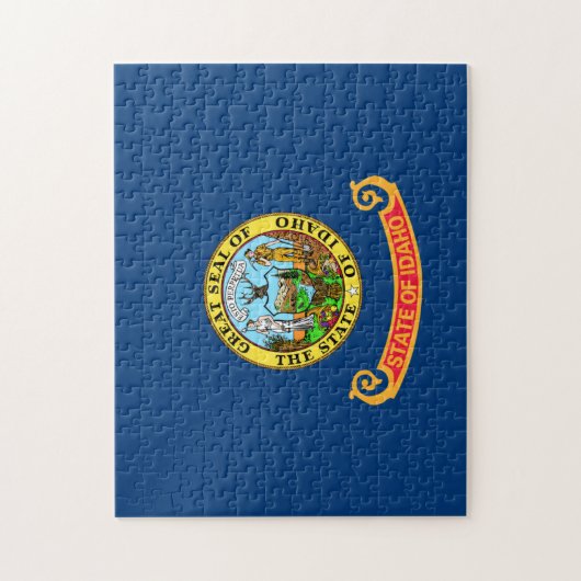 De vlag van Idaho: de Gem State, America Mountain  Legpuzzel (Verticaal)