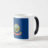 De vlag van Idaho: de Gem State, America Mountain Magische Mok (Voorkant rechts)