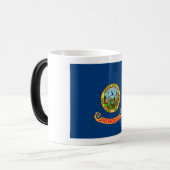 De vlag van Idaho: de Gem State, America Mountain Magische Mok (Voorkant links)