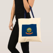 De vlag van Idaho: de Gem State, America Mountain  Tote Bag (Voorkant (product))
