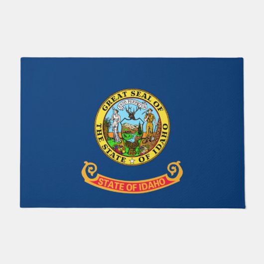 De vlag van Idaho Deurmat (Voorkant)