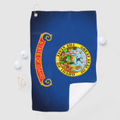 De vlag van Idaho Golf Towel Golfhanddoek (Insitu)