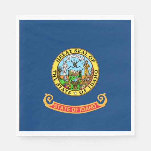 De vlag van Idaho Servet (Voorkant)