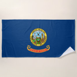De vlag van Idaho Strandlaken