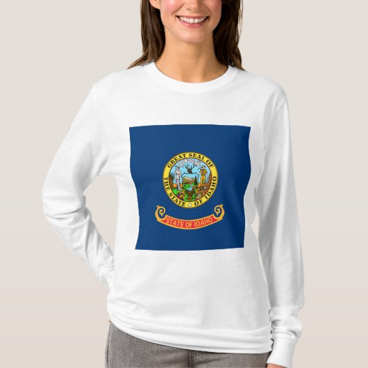De vlag van Idaho T-shirt (Voorkant)