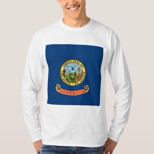 De vlag van Idaho T-shirt (Voorkant)