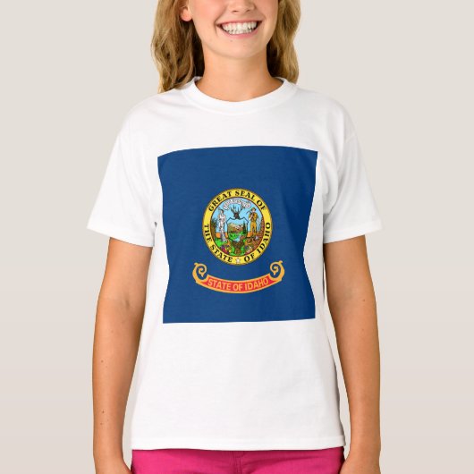 De vlag van Idaho T-shirt (Voorkant)