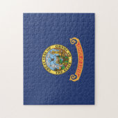 De vlag van Idaho, Verenigde Staten van Amerika Legpuzzel (Verticaal)