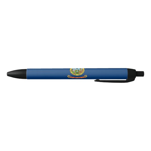 De vlag van Idaho Zwarte Inkt Pen (Bodem)