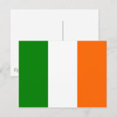 De vlag van Ierland Briefkaart (Voorkant / Achterkant)