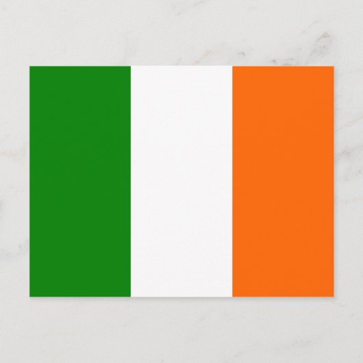 De vlag van Ierland Briefkaart (Voorkant)
