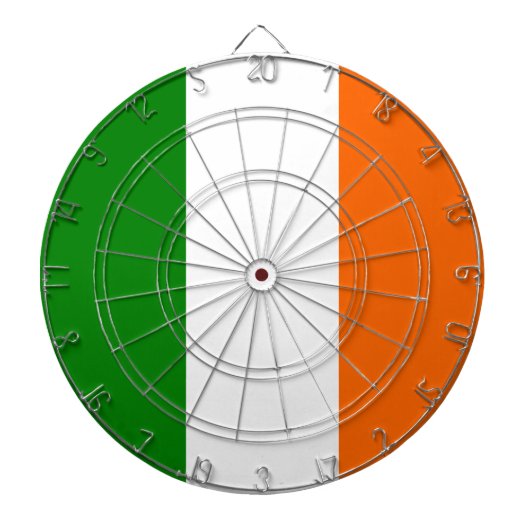 De vlag van Ierland Dartbord (Voorkant)