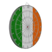 De vlag van Ierland Dartbord (Voorkant Links)