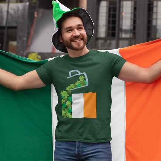 De vlag van Ierland invullen T-shirt