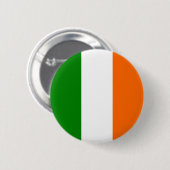 De vlag van Ierland Ronde Button 5,7 Cm (Voorkant /achterkant)