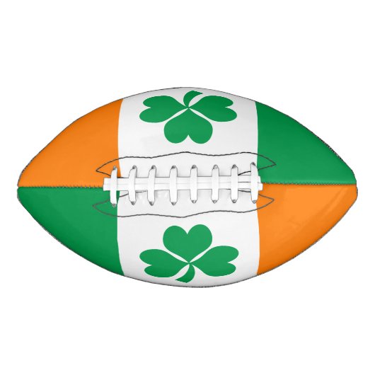 De vlag van Ierland Shamrock American Football (Voorkant)