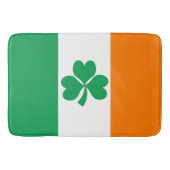 De vlag van Ierland Shamrock Badmat (Voorkant)